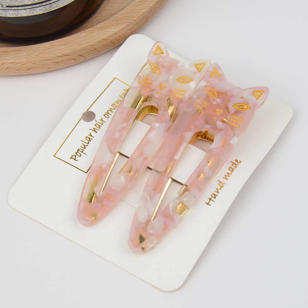 Cat Hair Clips, Set Of 2