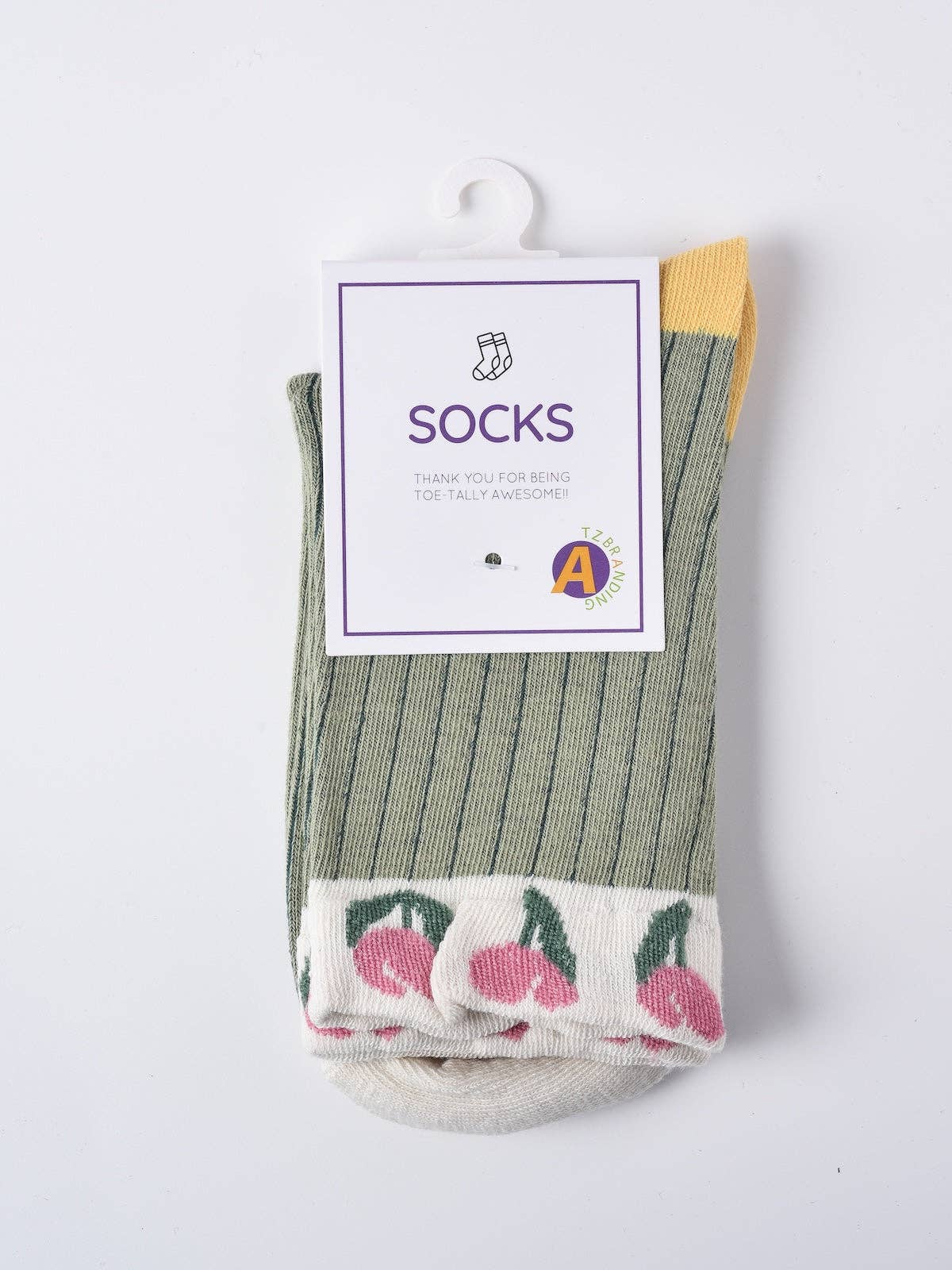 Rufia - Tulip Pattern Crew Socks