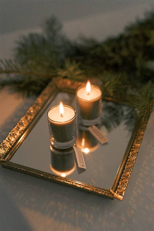 Hand-poured Bayberry Votive Candles