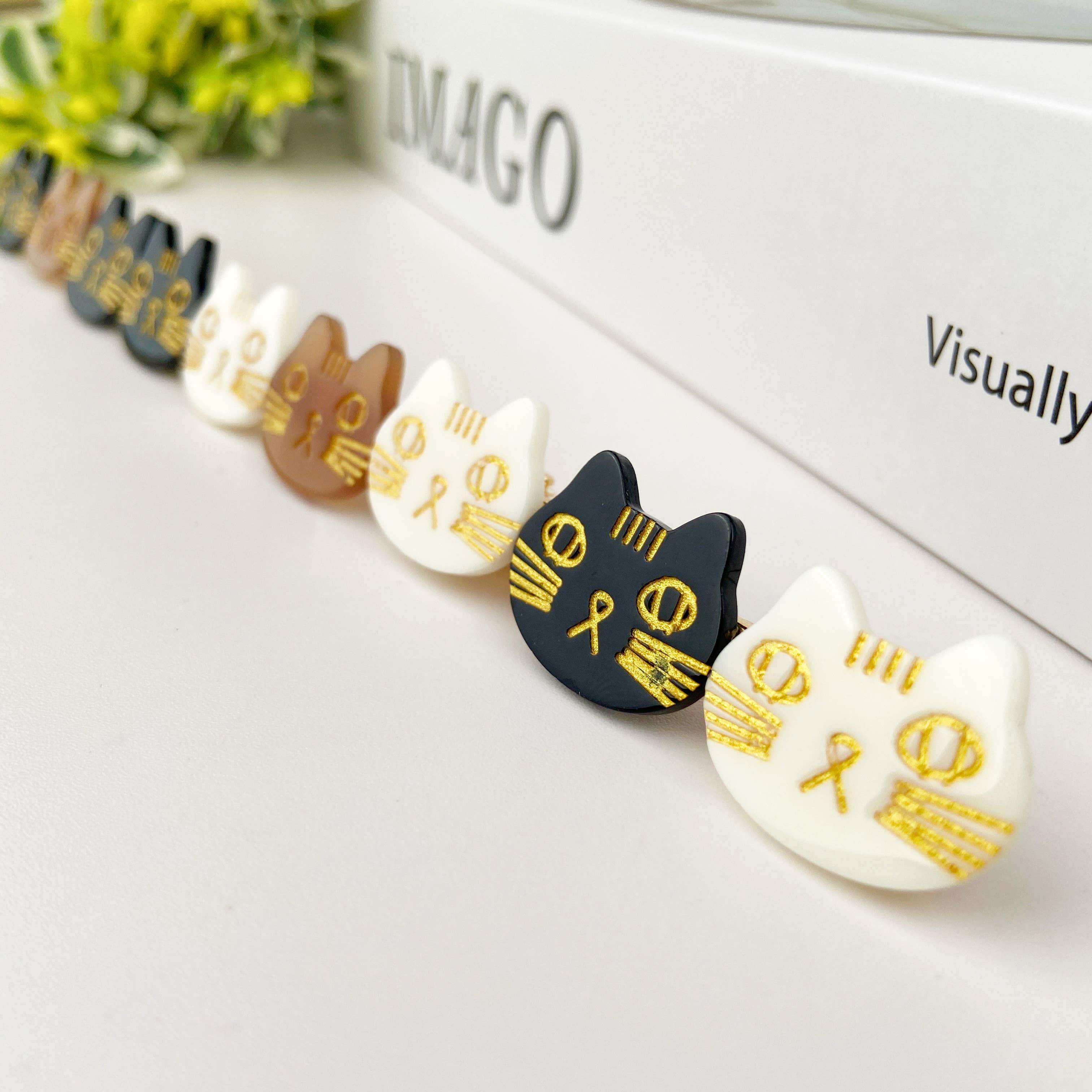 Cute cat duckbill clip
