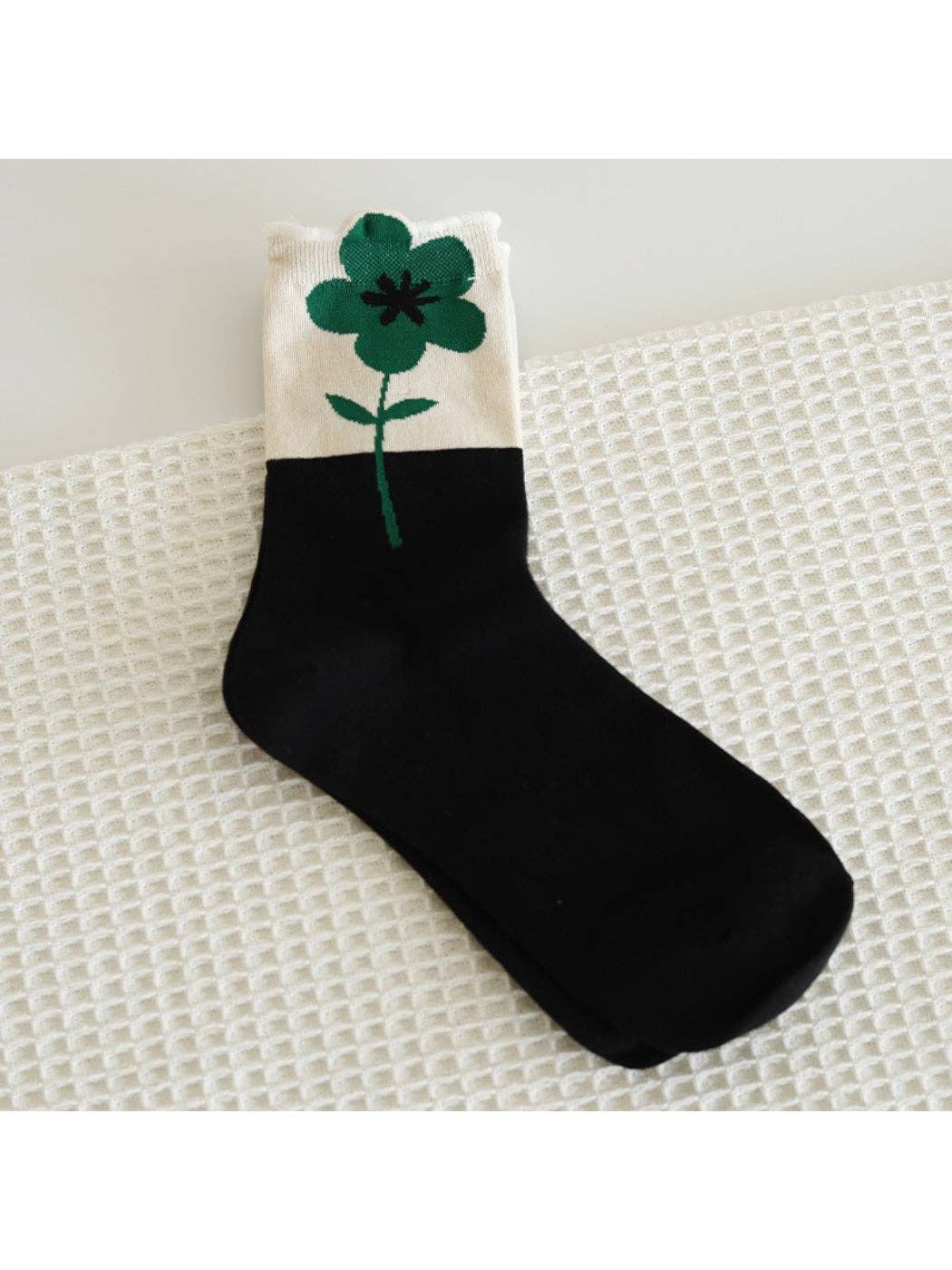 Rufia - Color Pop Flower Crew Socks