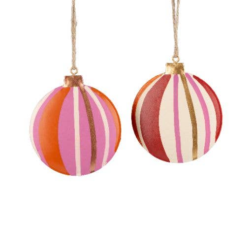 Round metal ornament