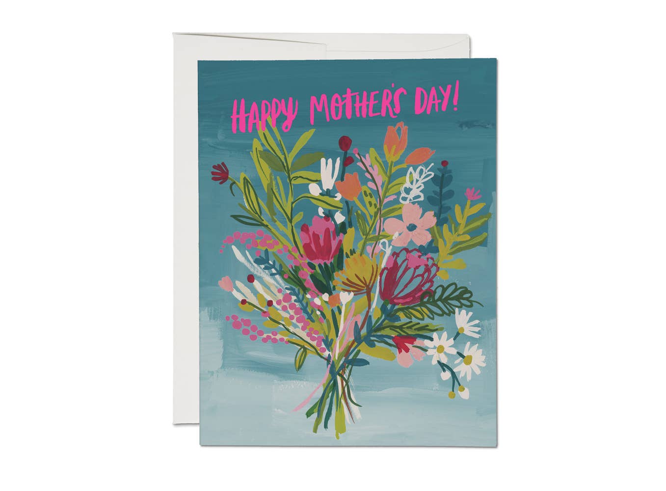 Neon Pink Mother Mother's Day greeting card