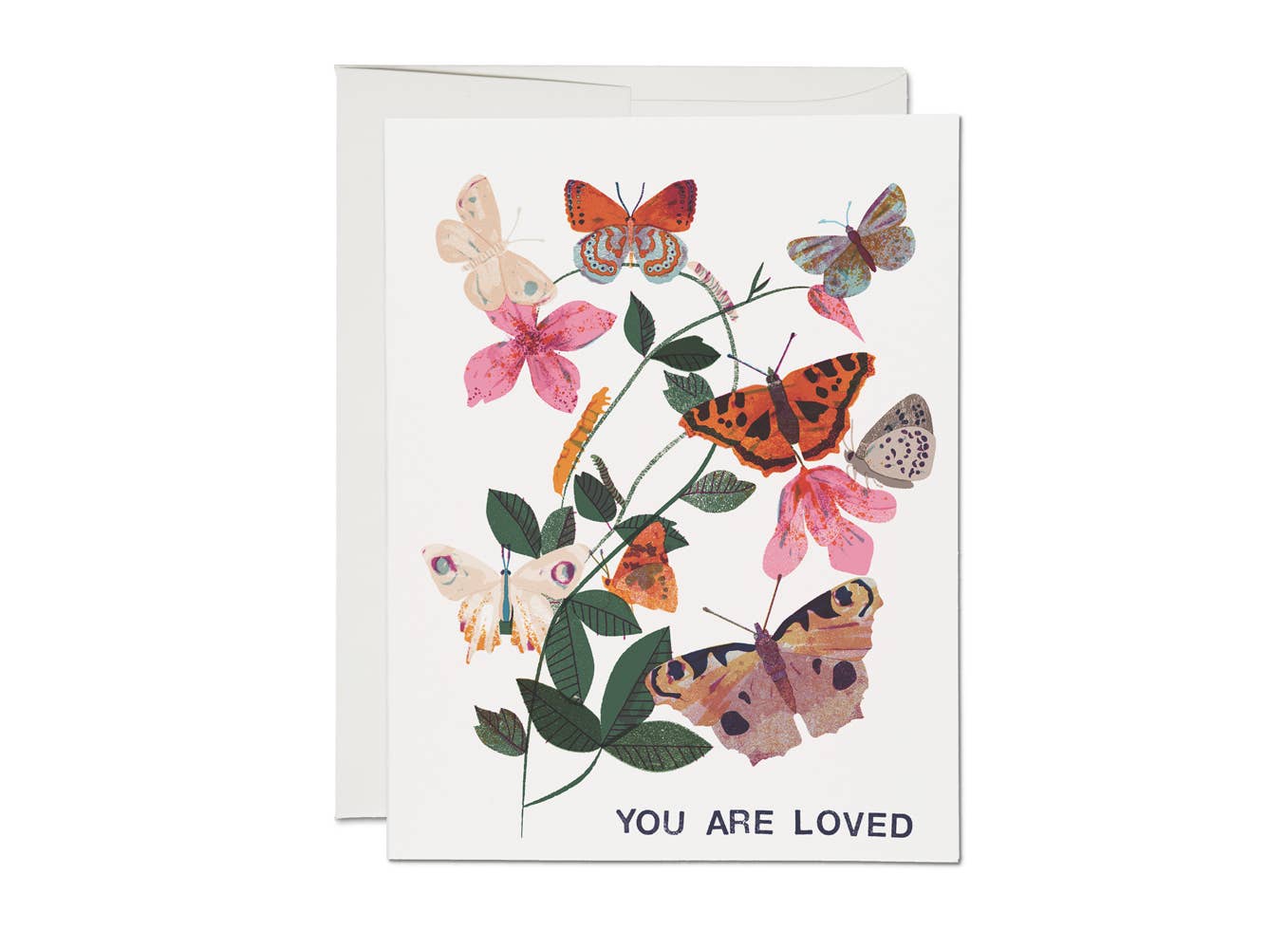 Flutter Love greeting card
